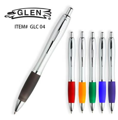 China Promotional Pen Luxury Hotel Use Advertising Custom Logo Slim Metal Clip Retractable Easy Click ballpen for sale