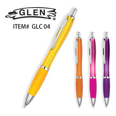 China Promotional Pen Metal Clip Luxury Hotel Use Advertising Custom Logo Retractable Easy Click Ballpoint Pens Slim Volume for sale