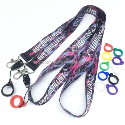 China Marriage favors & Party Gifts Bridal Lanyard Necklace Custom Printed Pen Holder Strap With O Ring for sale