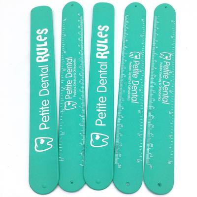 China China Factory Supply Direct Silicone Slap Band for Kids Slap Band, Eco-friendly Material Good Quality Logo Printed Slap Wrist Band for sale