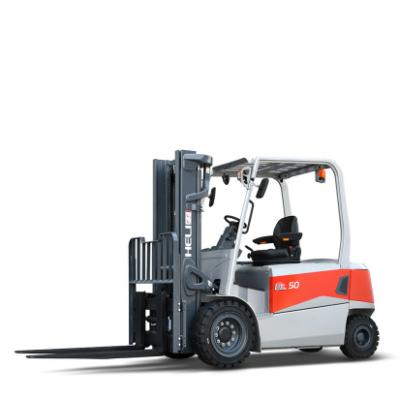 China Hotels China Top Brand HELI New 5 Ton Capacity Mini Electric Lithium Forklift CPD50 With Solid Tire for sale