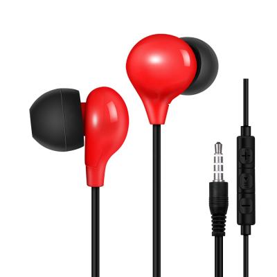 China Comfortable Wearing Stereo In-Cable Headphones Sport Handsfree Mobile Earphone By Ear Style Microphone Volume Control With MIC for sale