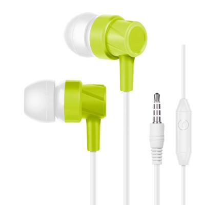 China Factory Direct Free Sample In-Ear Wired Plastic Earphone 3.5mm Cheap Handsfree Mobile Earbud Headphones for sale