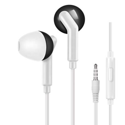 China In-Ear Electronics Factory In Ear Working Style Plastic Microphone Sports Earphone With 3.5mm Plug for sale