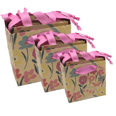 China Recyclable Full Color Recyclable Kraft Paper Bags For Packaging for sale