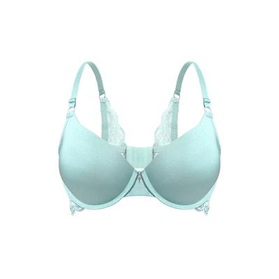 China Breathable In Running Soft Underwire Push Up Butterfly Beauty Women's Lace Bra for sale