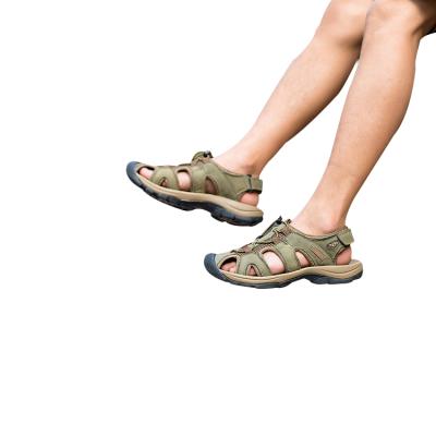 China Factory Supplier Beach Leather Enclosed Sandals 1366 for sale