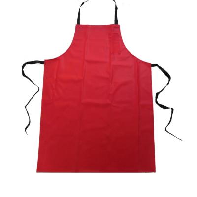 China Custom Drinks/Food Heat Resistance Apron Custom Cheap Industrial Waterproof Apron Bulk PVC Aprons for sale