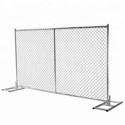 China Easily Assembled 12 Gauge American standard temporary fence panel/portable chain link construction fence for sale