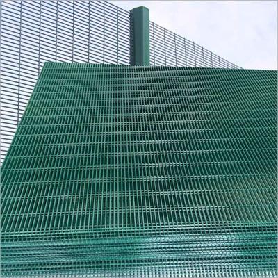 China Easily Assembled Cheap Plastic Metal 358 High Security Yard Safety Welded Mesh Anti Theft Anti Climb Fencing for sale