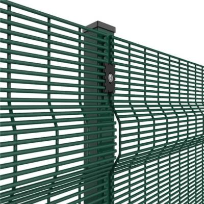 China Easily Assembled Hot Sale 358 Anti Climb Fence Black Green Welded Wire Mesh Fencing Panels High Security fence for sale