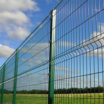 China Easily Assembled Factory Hot Sales Cheap 3d Galvanized Steel Fence Curvy Welded Fence Garden Fence Panel for sale