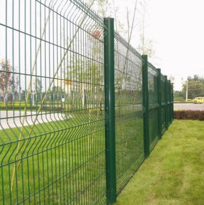 China Easily Assembled Pvc Coated Welded Wire Fencing 3d Curvy Pvc Coated Fence Welded Wire Mesh 3d Perimeter Fence for sale