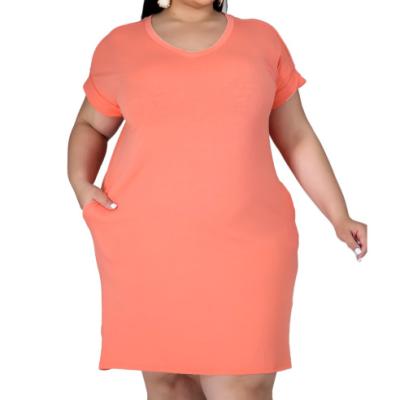 China Sustainable Private Label Casual Dress Women Plus Size Dress for sale