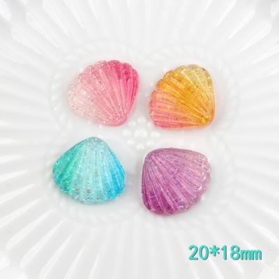 China Europe Love Star Shell Crown DIY Color Glitter Resin Accessories Five-pointed Progressive Children Hair Accessories Drops Glue Resin Access for sale