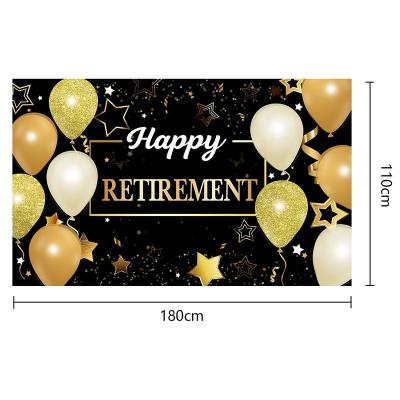 China New Birthday Party Banner Party Atmosphere Decoration Birthday Banner Party Decoration Poster Background Cloth for sale