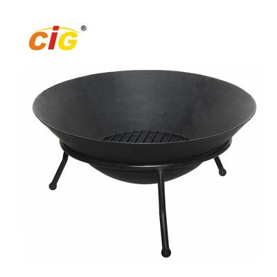 China 60x30CM Cast Iron Black Stocked Creative Brazier en venta