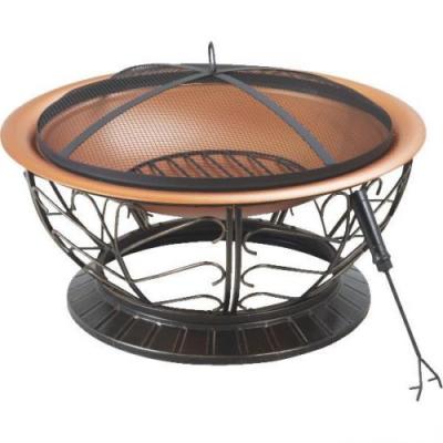 China 30 Inch Fire Pit BBQ Stocked Steel Grill for sale