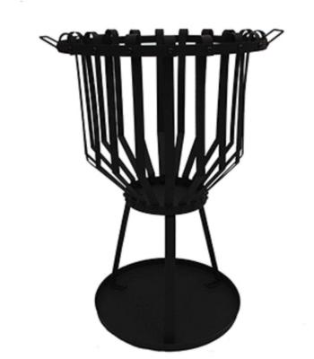 China Fire basket camping stocked steel brazier for sale