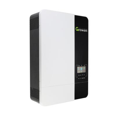 China Growatt Hybrid Solar Inverter 5KW 48V 220V All In One MPPT100A Pure Sine Wave Off Grid Solar Inversor Can Work Without Battery 355/419/158 mm for sale