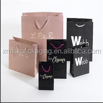 China New Recyclable Paper Bag Luxury Shopping Bag And Gift Bag Manufacturer for sale