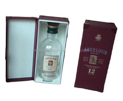 China Mai Xiamen New Design Customized Biodegradable Wine Box With Handle To Hold for sale