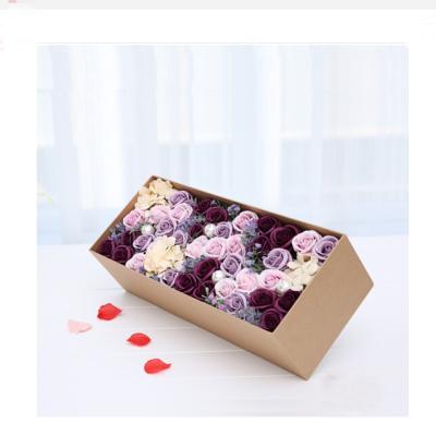 China Handmade Paper Tube Flower Packaging Paperboard Shipping Flower Bouquet Boxes/Flower Packing Box for sale