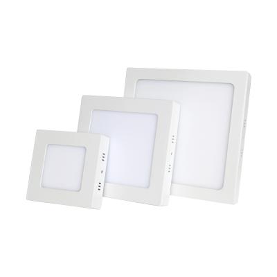 China Industrial Smart Double Color Panel Frameless Recessed Surface Mounted Panel Light Commercial Industrial Led Ceiling for sale