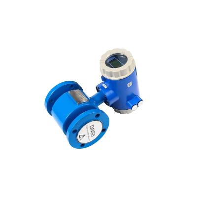 China Carbon Steel / SS 304 / SS 316 DN 50 Integrated Battery Operated RO System Electromagnetic Flow Meter for sale