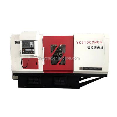 China Building Material Shops YK3150 CNC4  The 4-axis CNC gear hobbing machine uses FANUC to control the high-speed gear hobbing machine for sale