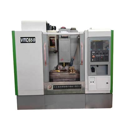 China General Machinery Processing VMC650 3axis vertical machining center cnc Small CNC milling machine with fanuc for sale