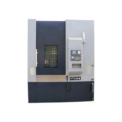 China Building Material Shops VTC60  CNC Vertical Lathe Metal Turning For Wheel Brake Drum Machining Lathe China Cheap CNC Vertical Lathe for sale