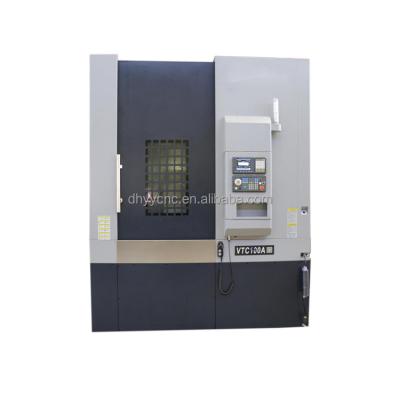 China Building Material Shops VTC100 CNC lathe high precision vertical lathe price for valve turning for sale