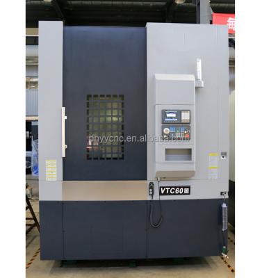 China Building Material Shops VTC60 cnc vertical lathe manufacturers vertical cnc lathe for mass production vertical cnc lathe for turning wheel hubs for sale