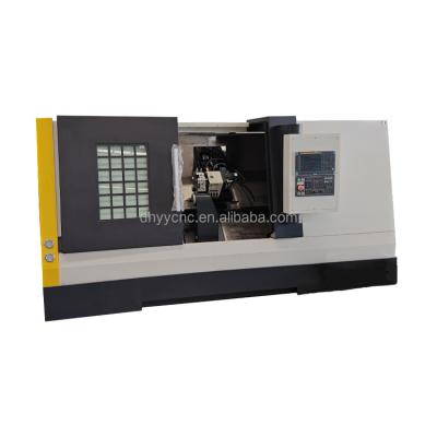 China DIY TCK56x750mm Turning center with live tool turret high speed lathe using FANUC control for sale