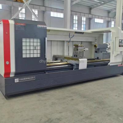 China Building Material Shops CK61140x3000mm Large diameter CNC lathe with staedy rest High precision horizontal CNC lathe for sale