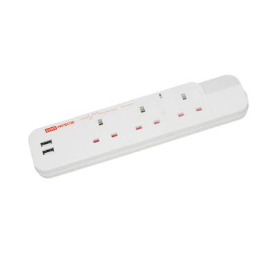 China /Versatile UK Residential Surge Protected 13A Power Extension Socket for sale