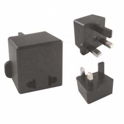 China PC+CU Travel Conversion Power Socket Adapter UK Plug for sale