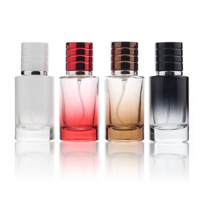 China Wholesale Luxury 25ml 30ml 50ml 100ml Perfume Glass Bottle Luxury Empty Cylinder Perfume Bottle With Sprayer for sale