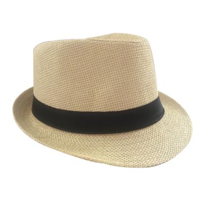 China New Image Plain Color Fashion Paper Light Cheap Custom Fedora Hat for sale