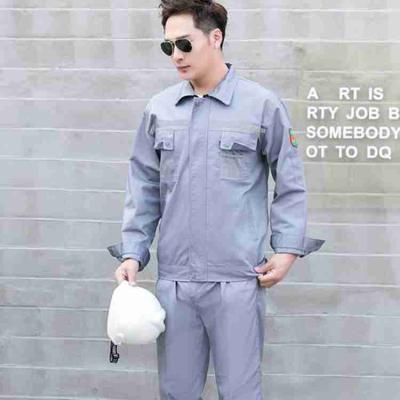 China Men's Factory Direct Stock Anti-Static Mechanic Uniforms Clothing Protective Clothing Safety For Work for sale