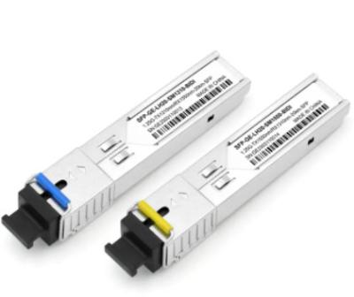 China De enige Optische Zendontvanger SFP 1.25G 20km 1310/1550nm-de Schakelaar BIDI van de Wijzevezel van Sc Te koop