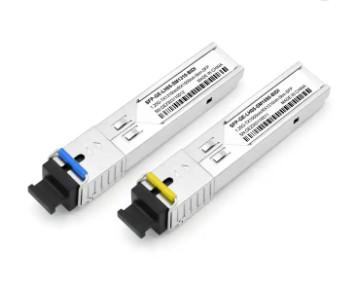 China 1.25Gbps SFP Fiber Optic Transceiver Single Mode for High Bandwidth Network for sale