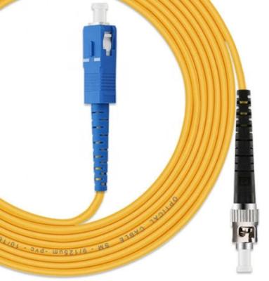 China OS2 Fiber Optic Patch Cord SC/UPC To ST/UPC Single Mode for sale