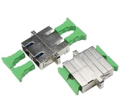 China CE SC Fiber Coupler , FTTH Duplex Fiber Optic Adapter Panel Mount for sale