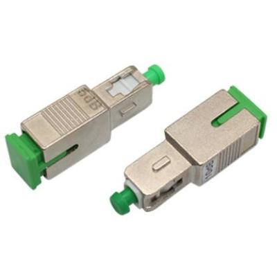 China SC APC Fiber Optic Attenuator Zirconia Ceramic Low Insertion Loss for sale