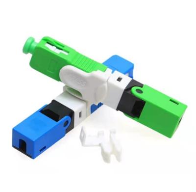 中国 SM Ftth 50db Fiber Optic Fast Connector Sc Apc Upc Quick Assembly 販売のため