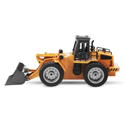 China RC Hobby Huina 1520 1/18 scale professional alloy huina rc truck simulation rc truck rc bulldozer loader for sale