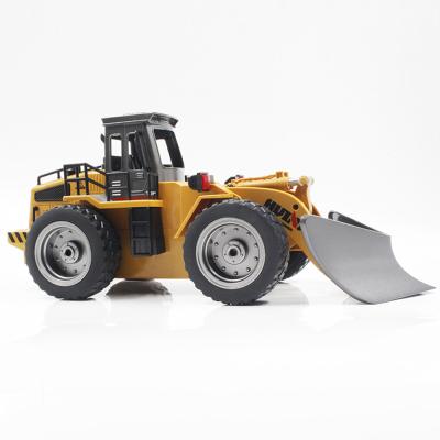 China RC Hobby 1586 Construction 6 Full Front Loader Metal Tractor Car Rc Remote Control Functional Truck 2.4ghz Channel for sale