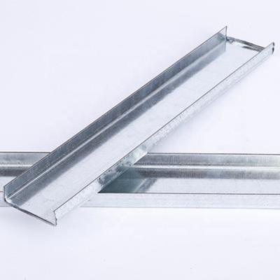 China Lightweight Gypsum Board Metal Profile Galvanized Omega Lightweight Steel Metal Ceiling Panel Gypsum Drywall Keel Furring Channel for sale